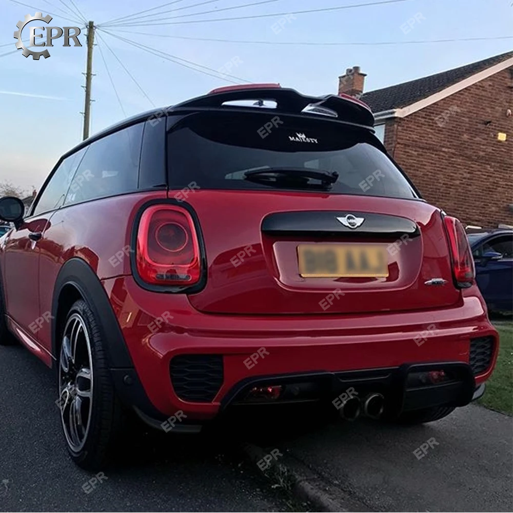 Карбоновый JCW спойлер на крышу для F56 Mini Cooper S углеродное волокно задний