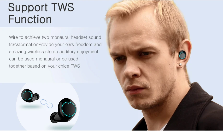 Mifa X1 беспроводные Bluetooth наушники настоящие Bluetooth 5,0 наушники Близнецы стерео наушники-вкладыши TWS с микрофоном портативный аккумулятор коробка для хранения