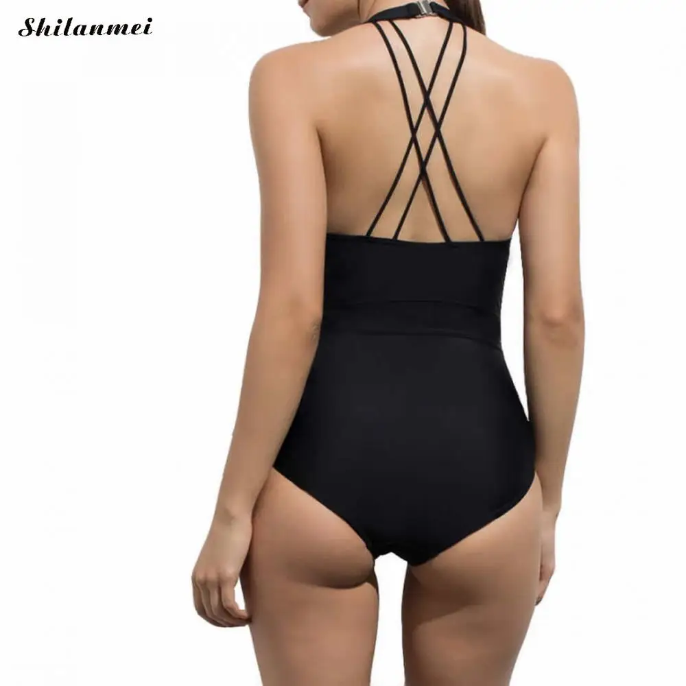 2018 узкие новые Одна деталь купальники спинки ванный комплект Мягкий Холтер