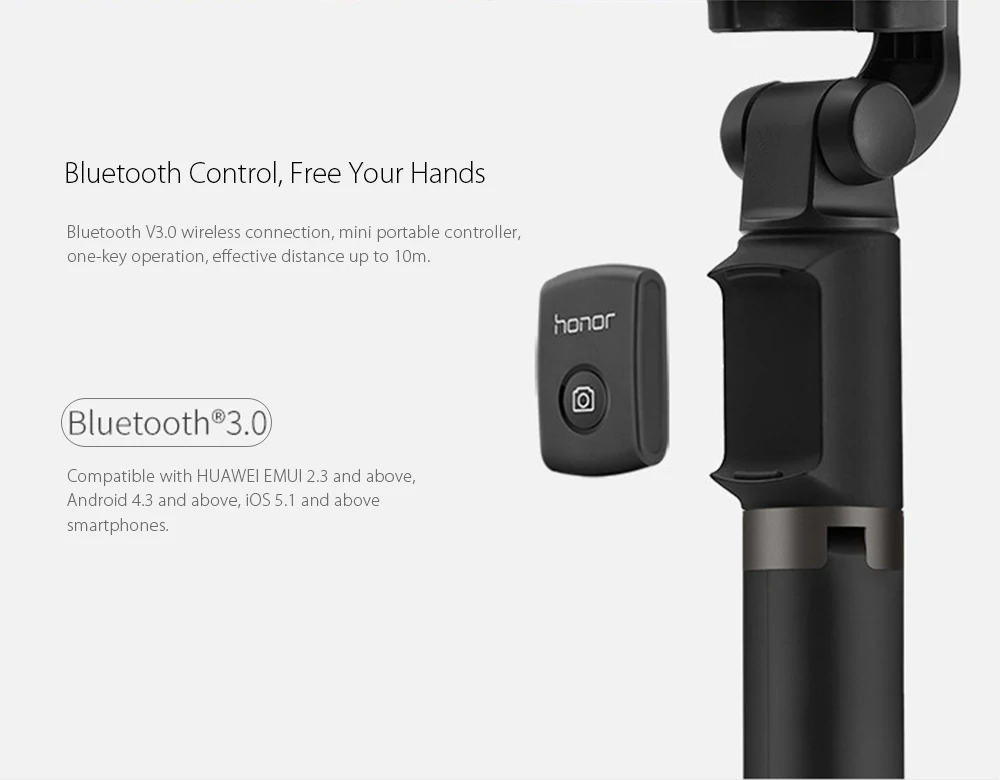 Huawei Honor Bluetooth беспроводной штатив селфи палка портативный управление затвора камеры ручной для huawei Xiaomi iPhone