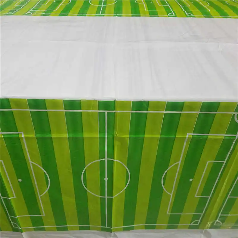 1pc tablecover Футбол тема вентилятор одноразовая посуда набор чашки, ребенок, душ Аксессуары для вечеринки, дня рождения вечерние одноразовые чашки - Цвет: 1pc tablecover