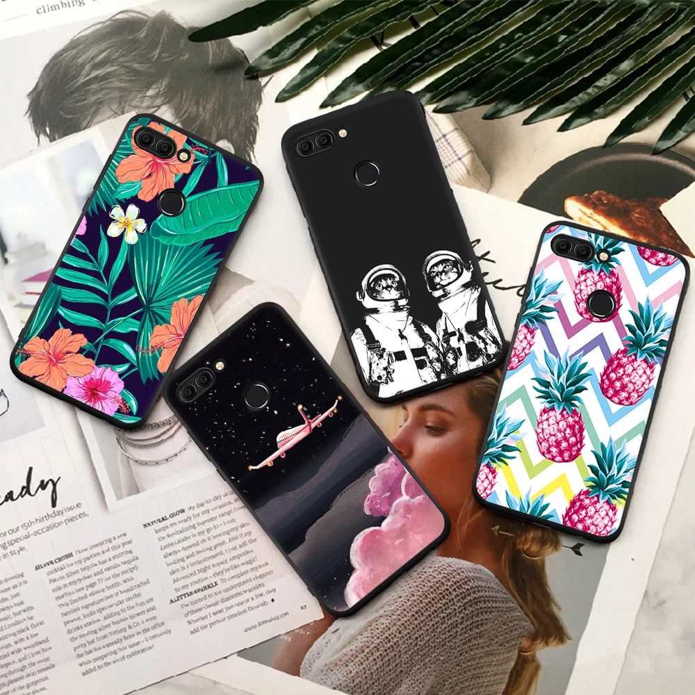 Мягкий ТПУ чехол для телефона huawei Enjoy 8 Plus Y9 mate 10 Pro P20 Lite Pro P8 P9 Lite чехол для huawei Honor 9 8 Lite