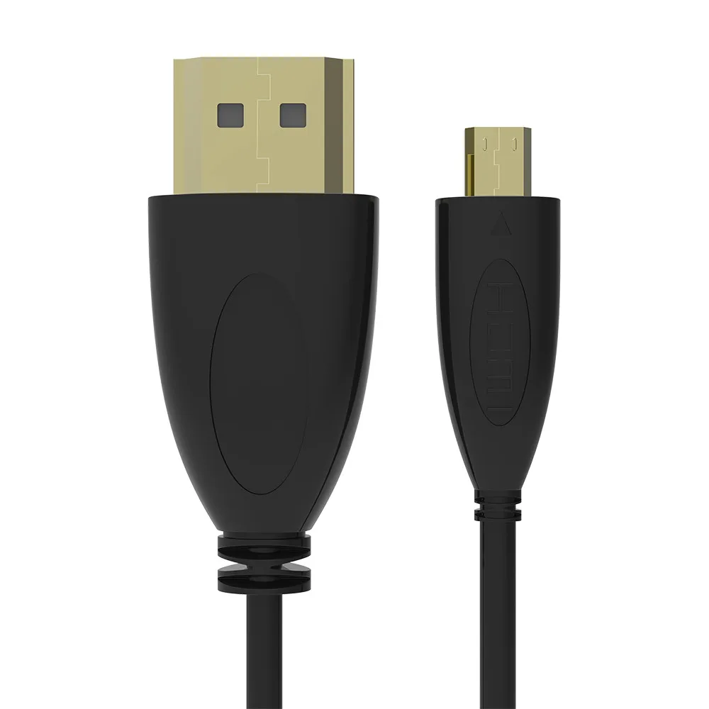 Robotsky микро HDMI к HDMI кабель 1,5 м 3 м HDMI адаптер 1080P HD ТВ конвертер кабель для планшета ТВ XBox PS3 ЖК-монитор