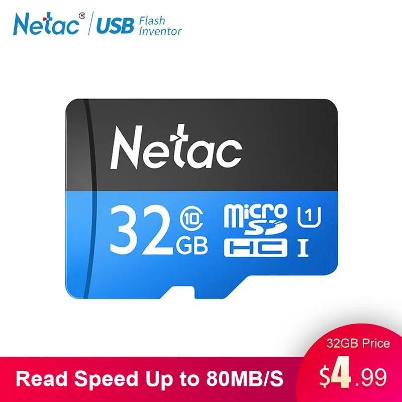 Новинка, карта памяти Netac Micro SD 16 ГБ 32 ГБ,, Прямая поставка, TF класс 10, мини SD флэш-карта, транс Microsd, карта мобильного телефона