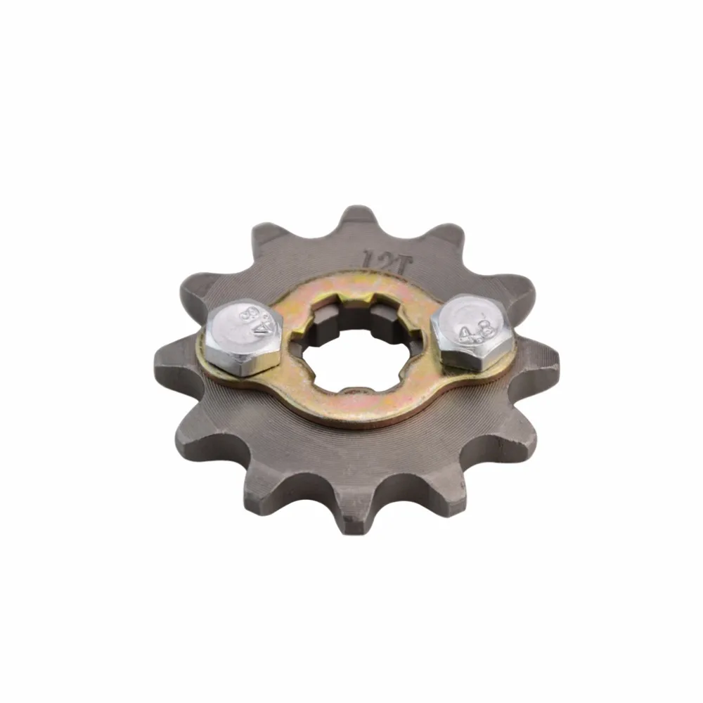 GOOFIT 428 10-19 зуб 17 мм Двигатель передние звездочки для 50cc 70cc 90cc 110cc скутер мотоцикл ATV Quad Go Kart мопед Q001-029
