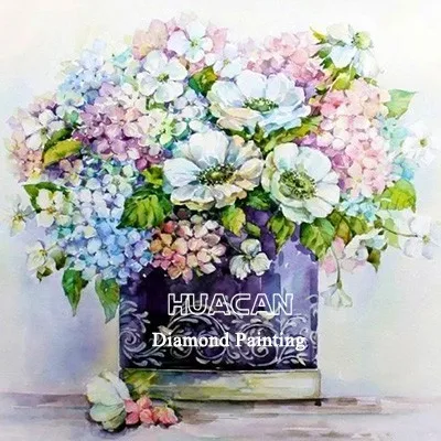 AP6482 Huacan DIY алмазная живопись квадратный цветок новая Алмазная вышивка растение Хрустальная мозаика Стразы - Цвет: AP6482