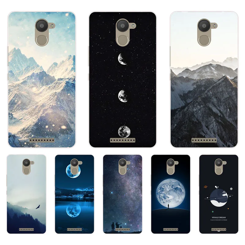 for BQ Aquaris u plus Case Silicon scenery Painting Soft TPU Back Cover U Protect Phone cases shell |