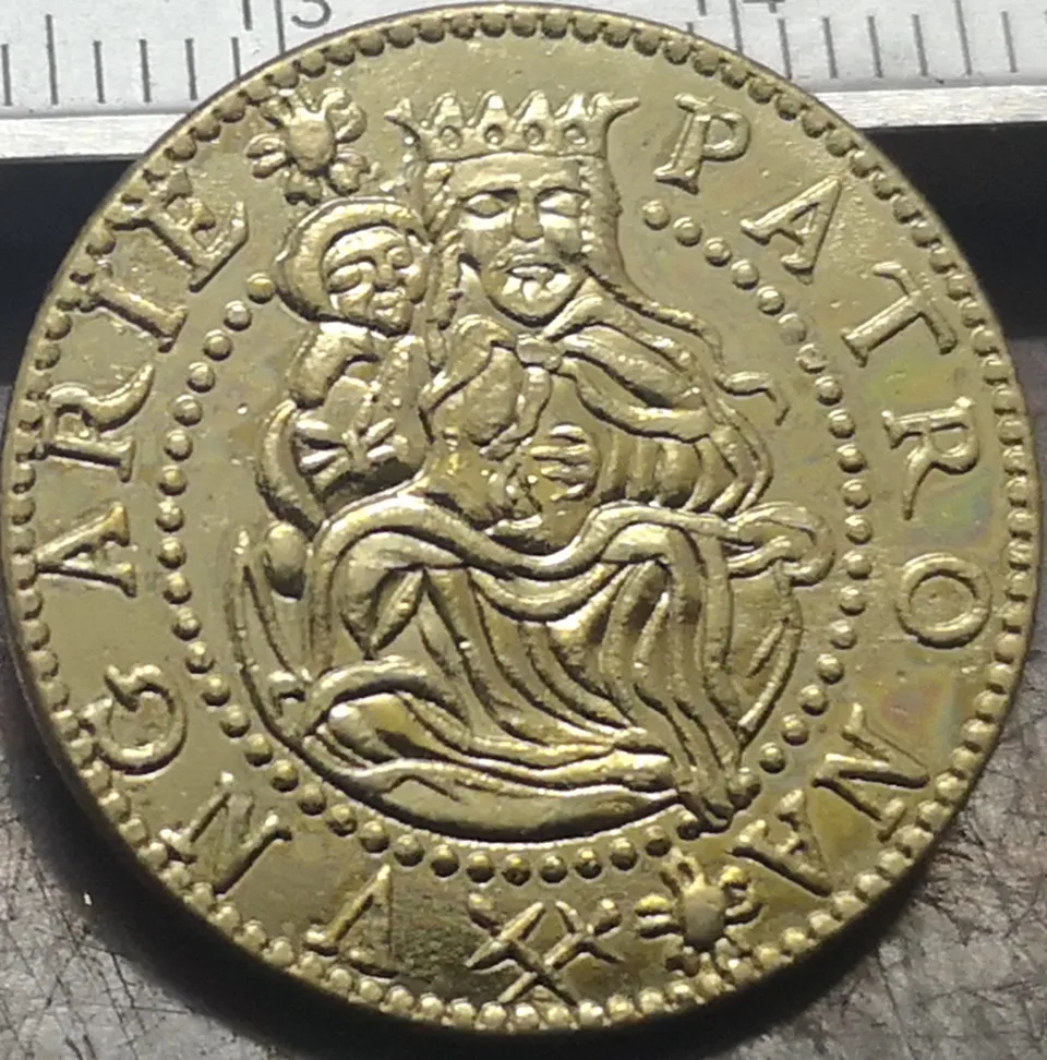 1588 княгиня Трансильвания(венгерские Штаты) 1 Forint-Zsigmond Bathori позолоченная монета КОПИЯ