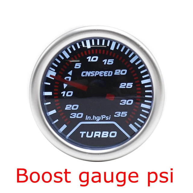 Boost Gauge PSI YOMI " Калибр 52 мм Автомобильный датчик увеличения бар psi температура выхлопных газов температура воды и масла Температура масла пресс воздуха датчик топлива вольтметр Тахометр - Цвет: Boost Gauge PSI