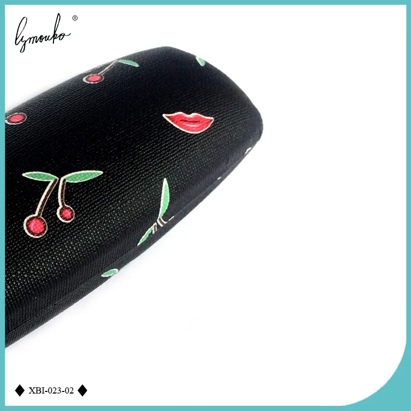 Lymouko хорошее качество цветочный Твердый чехол из искусственной кожи для очков