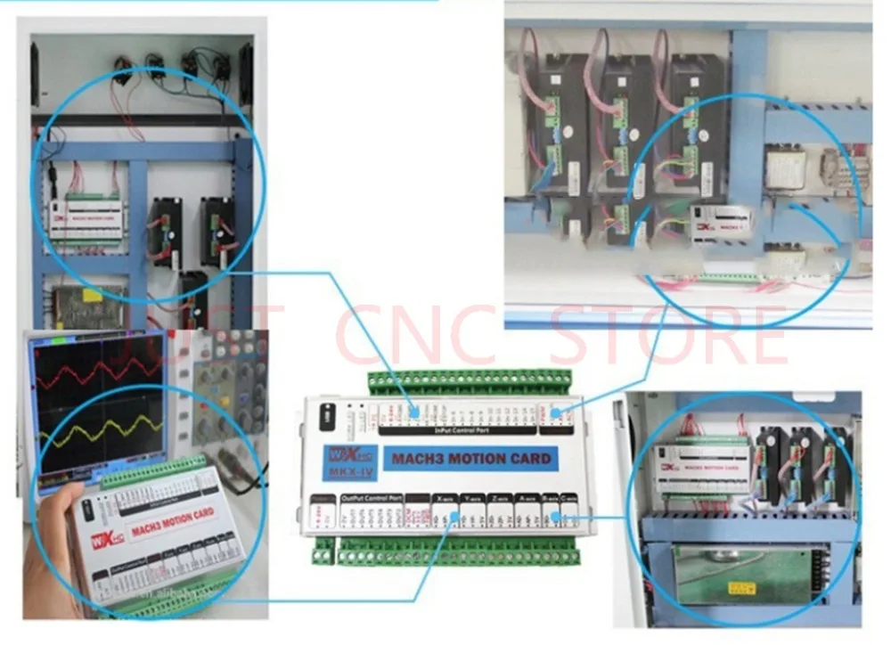 ЧПУ Mach3 Ethernet порт карта движения XHC контроллер коммутационная плата 2 МГц