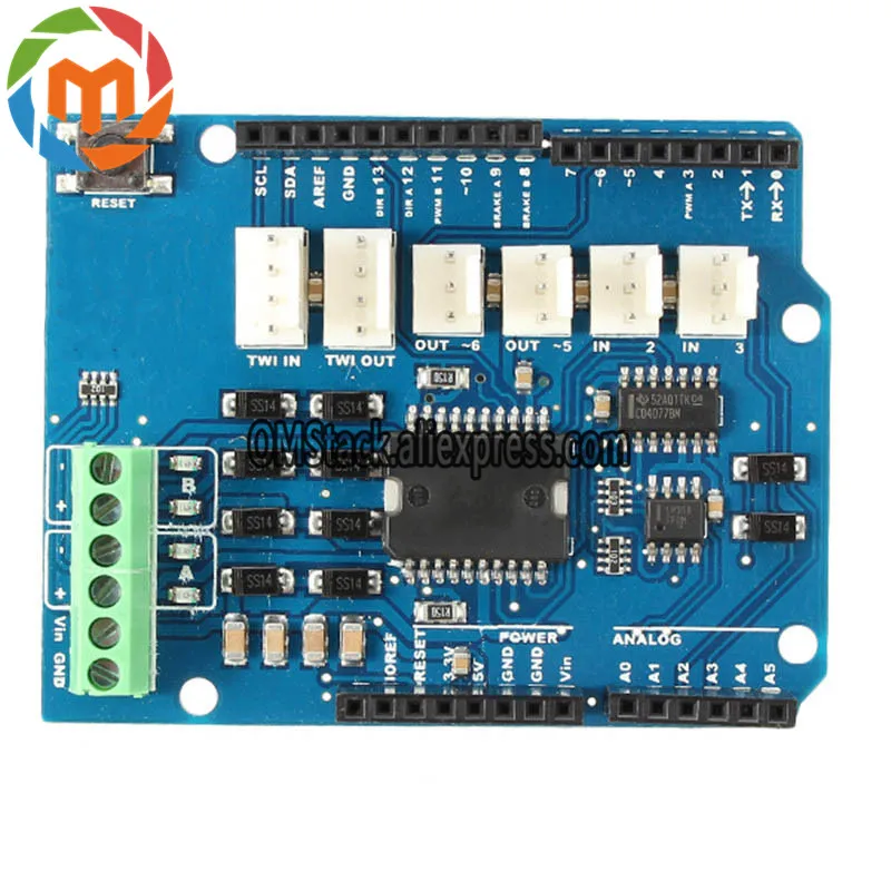 L298N L298P 4A Двухканальный драйвер двигателя Модуль Щит R3 для Arduino 5 В ~ 12 Free Running