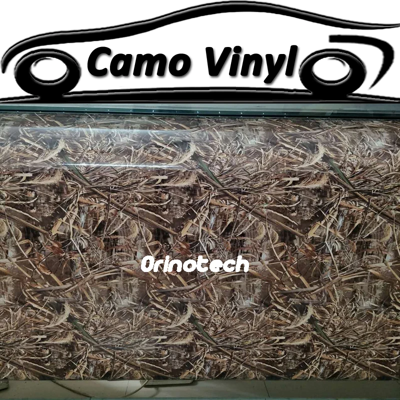 Теневая трава Realtree камуфляжная виниловая пленка с воздушным пузырьком