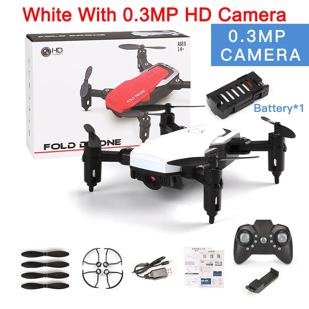 White 0.3MP Camera XGODY мини складной Радиоуправляемый квадрокоптер с 720P HD камерой 2,4G wifi FPV RC Дрон 3D переворачивает самолет высота удержания Радиоуправляемый вертолет - Цвет: White 0.3MP Camera