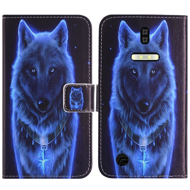 Защитный чехол бумажник из искусственной кожи для Oukitel WP2 6 дюймов|Сумки телефона|