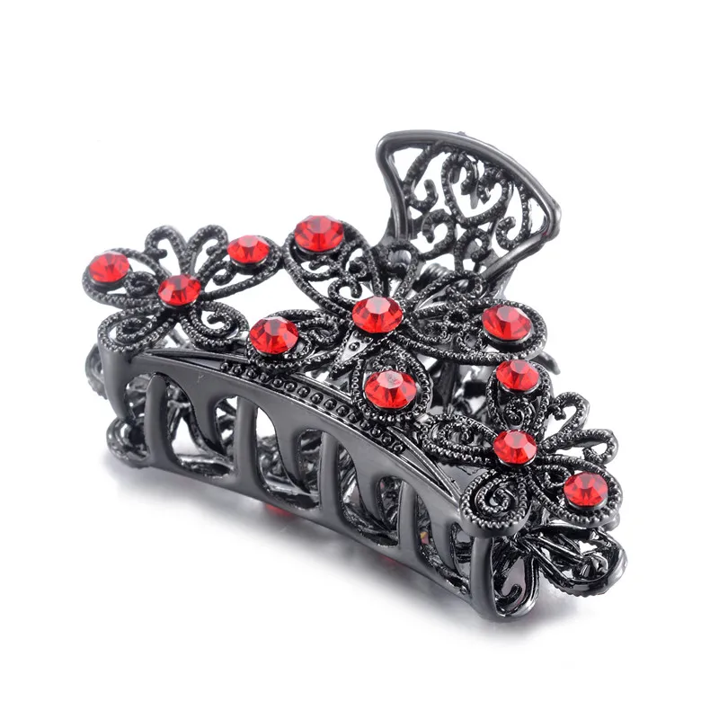 Модные аксессуары для волос женщин 1 шт. Винтажные заколки Стразы с цветами и