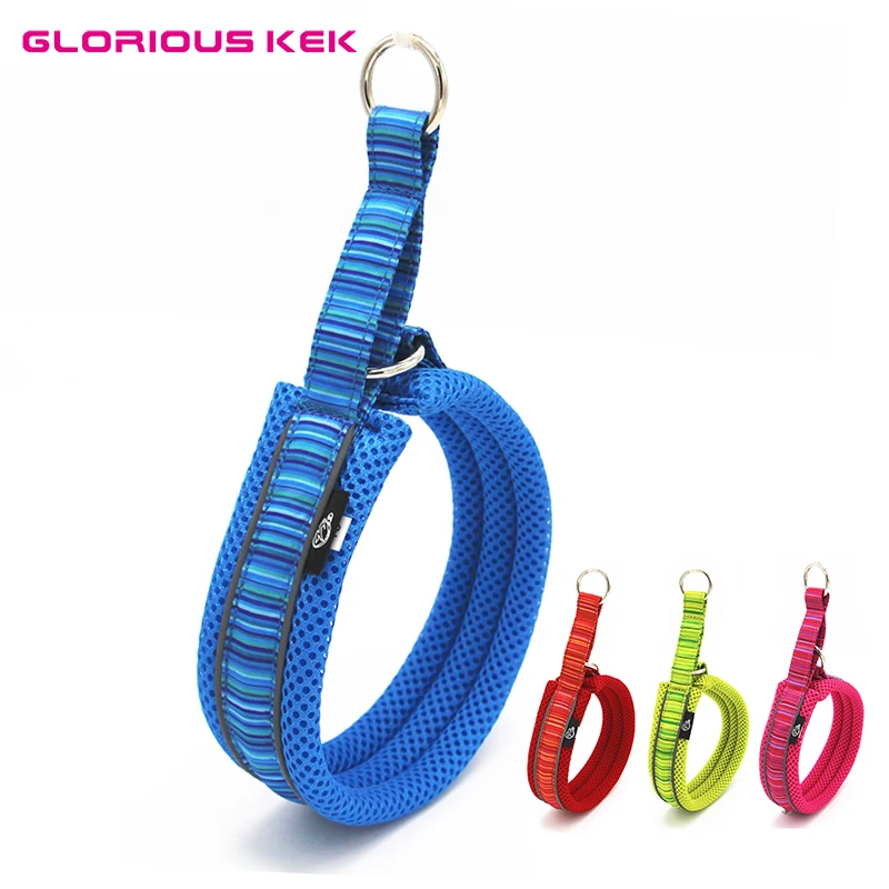 Славный KEK ошейники Светоотражающие Регулируемая мягкая сетка мягкий воротник