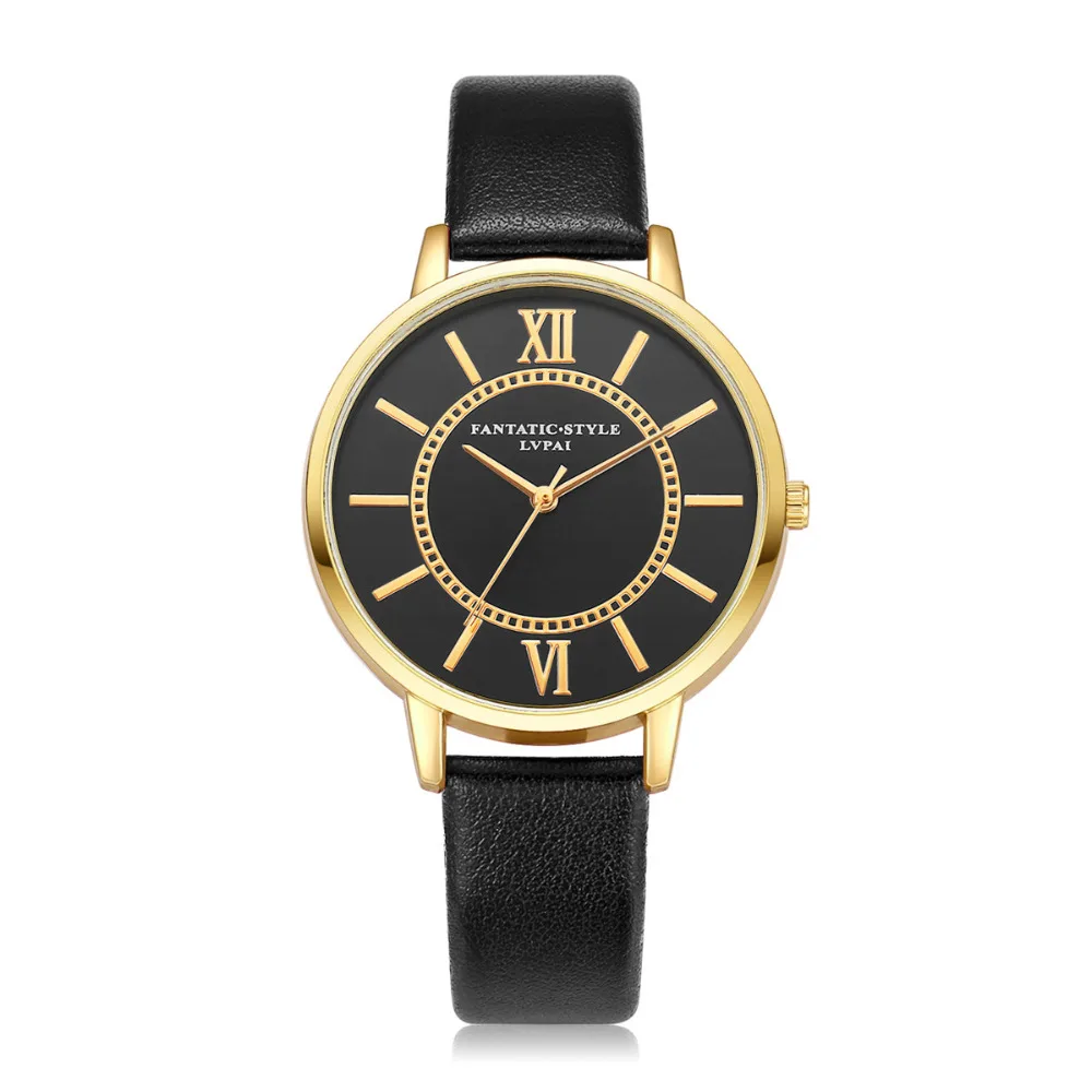 

2019 Lvpai Women's Casual Quartz Band New Strap Watch Analog Wrist Gold Watch Dress New montre femme Clock gift reloj mujer S7