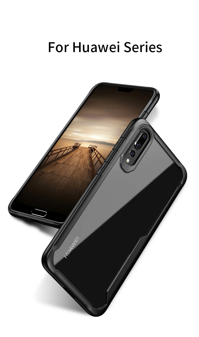 Усиленный армированный чехол для huawei P30 P20 Pro Lite mate 30 20 10 Pro Honor V20 10 Lite Nova 3i 3 4 прозрачный акриловый чехол-накладка