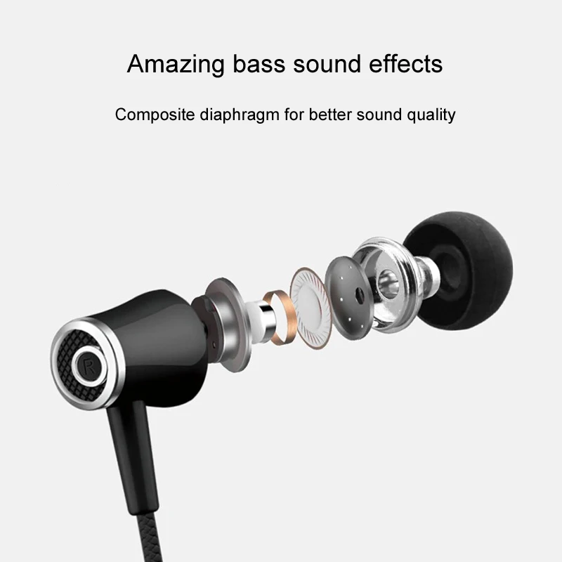 YITEK HQ02 наушники вкладыши стерео гарнитура Hifi басовые для телефона компьютера fone de