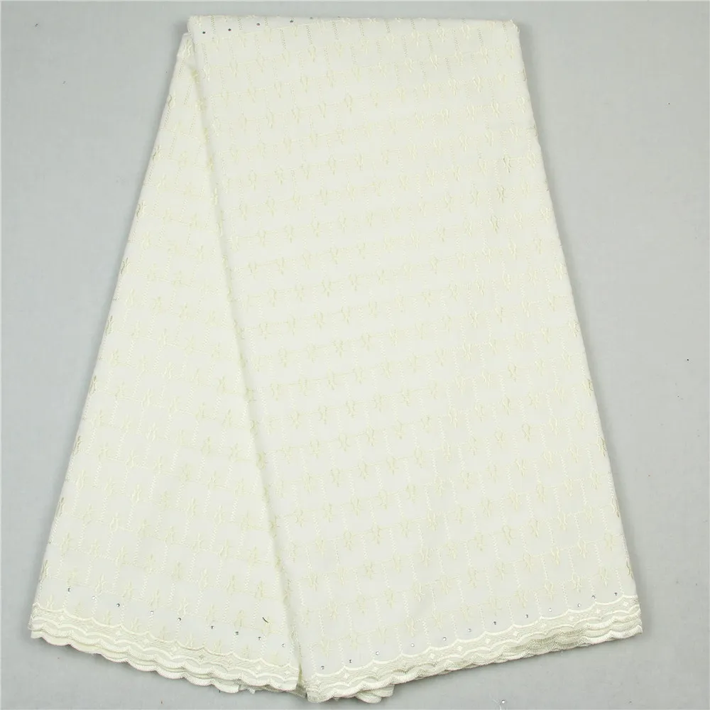 2018 African Swiss Voile Lace High Quality Wedding Fabric 100% Cotton In Switzerland With Stones F84-2 | Дом и сад