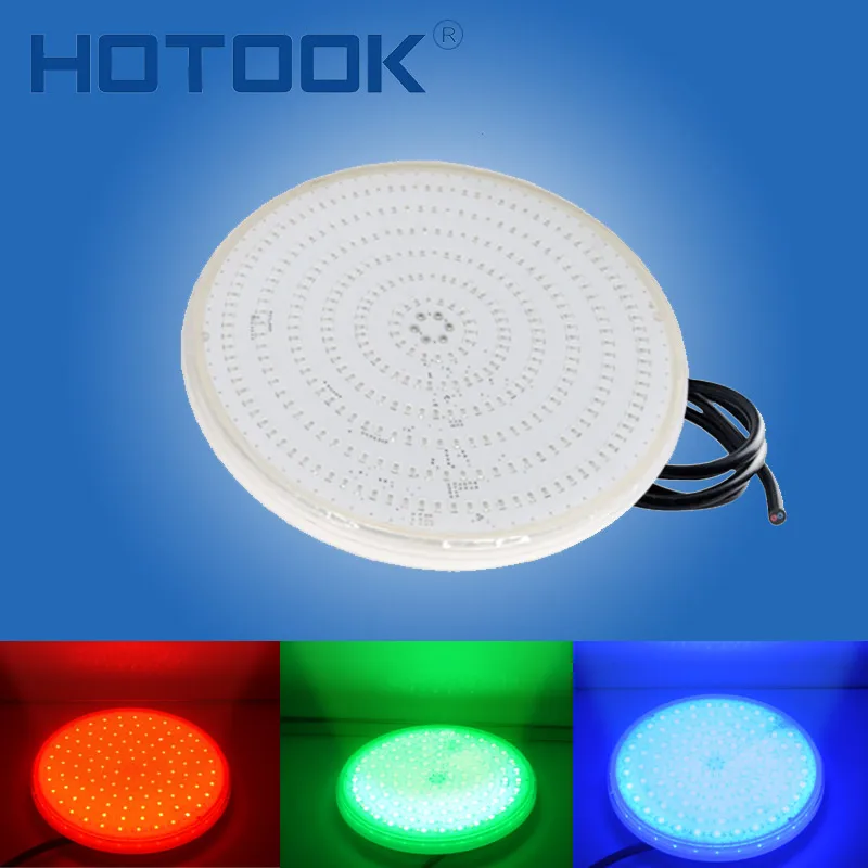 HOTOOK подводный светильник s PAR56 RGB Светодиодный светильник для бассейна из смолы светодиодный Piscina настенный светильник fococool 12 В IP68 18 Вт 42 Вт пруд