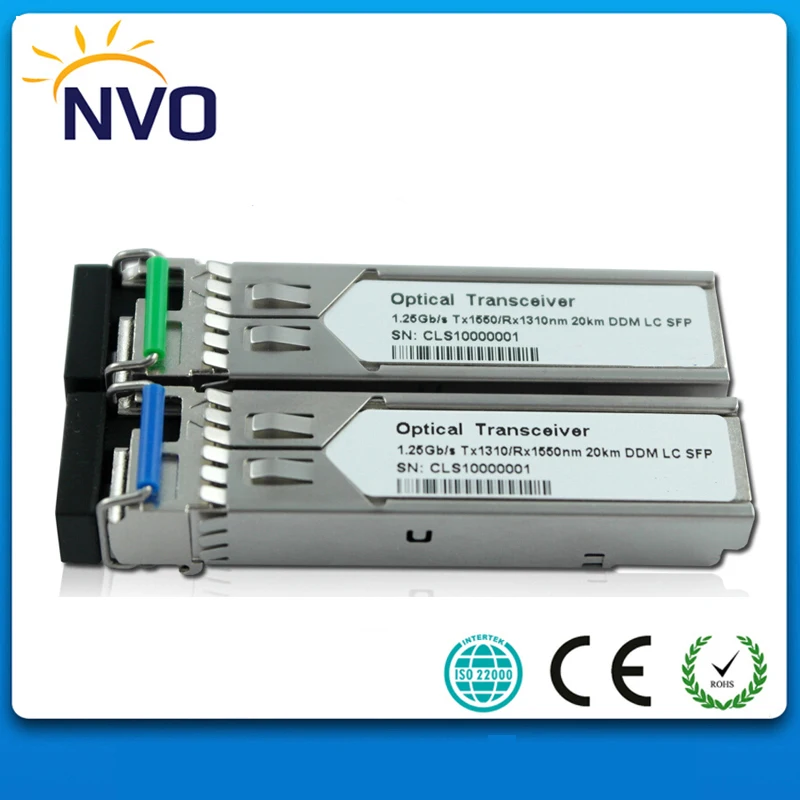 10 пара/лот 1 25G SM WDM 1310/1550 20 км LC волоконный модуль совместимый с кодом Cisco DDM BiDi
