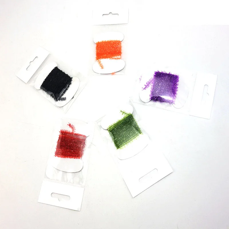 5 цветов 3 м/лот нахлыстовая мишура синельная кристальная блестящая леска Риг