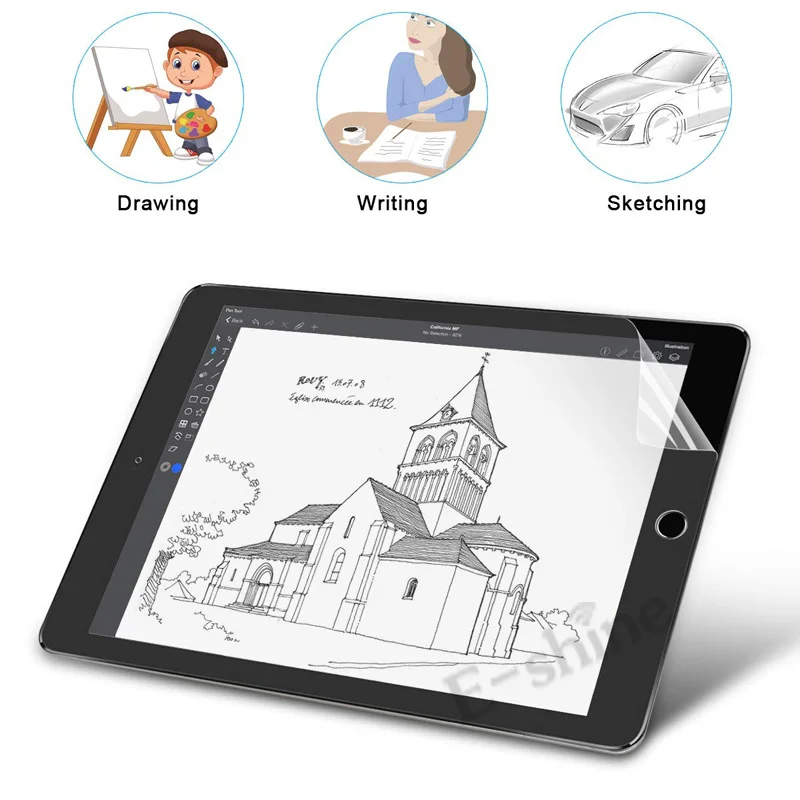 iPad Pro 12.9 2017 2 шт бумажная Защитная пленка для экрана для iPad Pro 12,9, Антибликовая бумажная текстурированная пленка для нового iPad 10,2 дюйма - Цвет: iPad Pro 12.9 2017