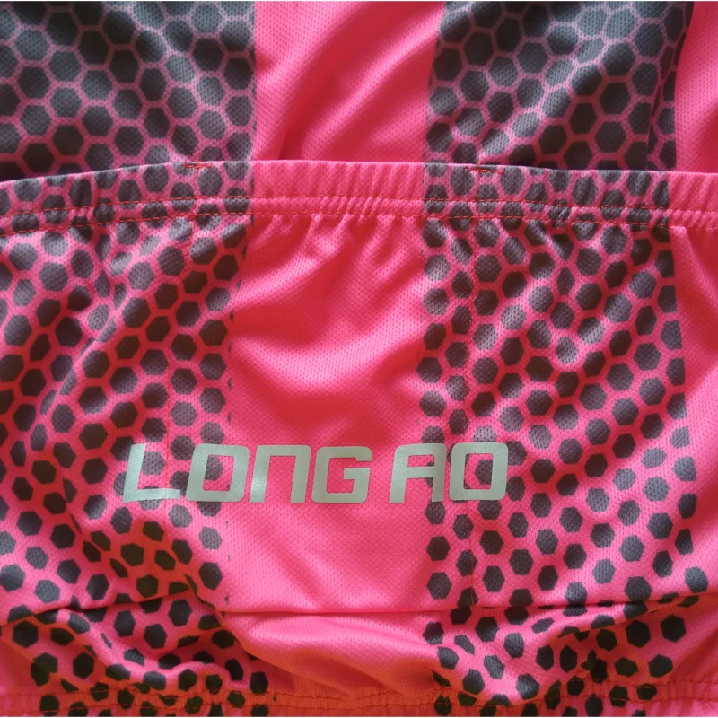 Женская футболка с коротким рукавом для велоспорта длинная трикотажная одежда