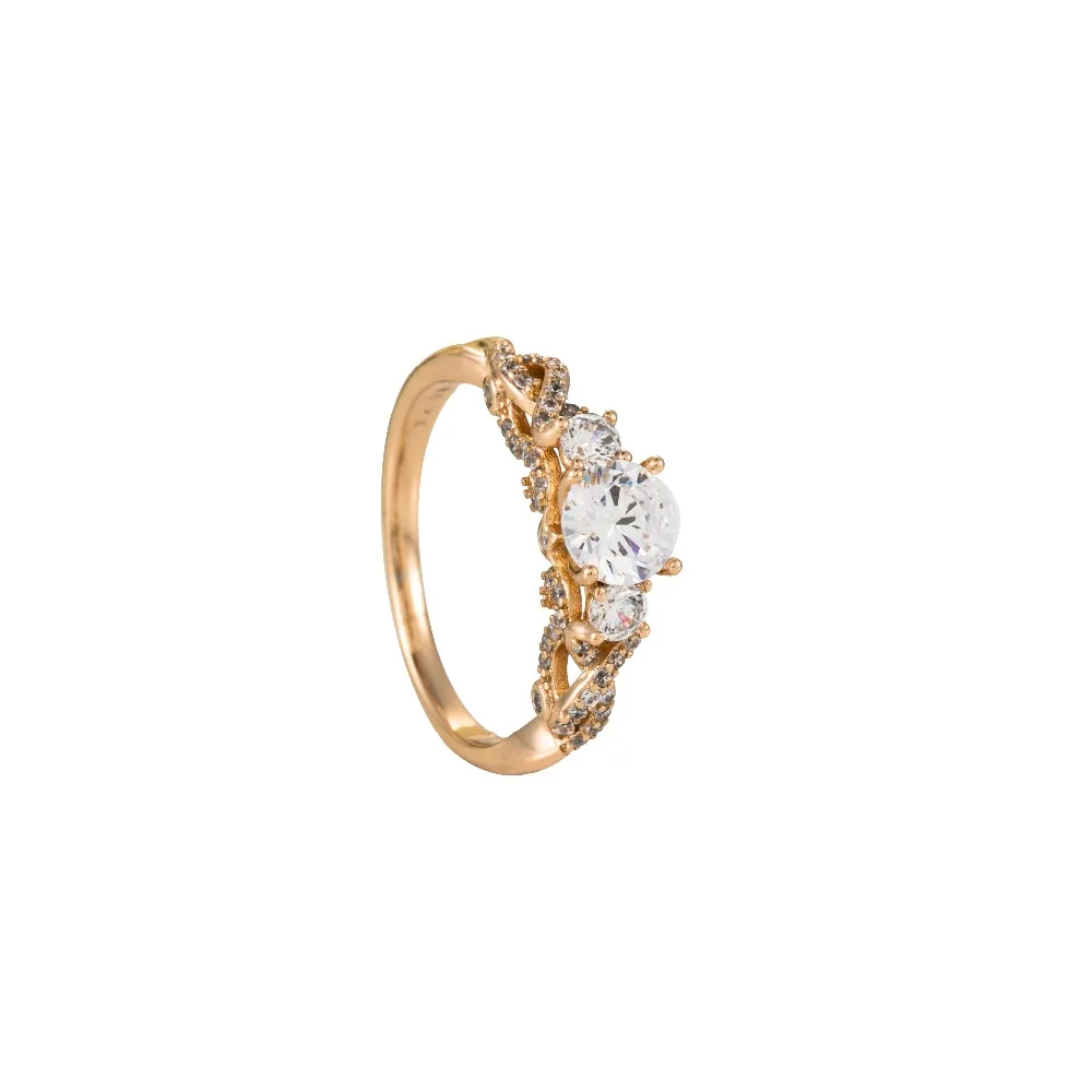 YEEMENG Zircon кольца со вставками женское кольцо золотой цвет цветы свадьба ювелирные