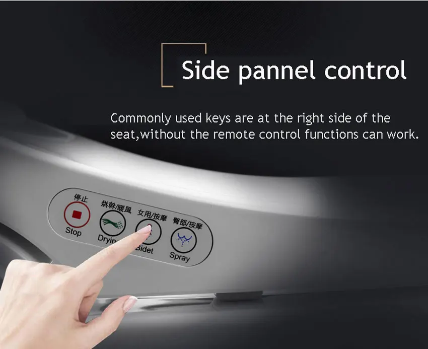 Умный туалет EcoFresh wc Встроенный Автоматический мгновенный умный туалетный чехол