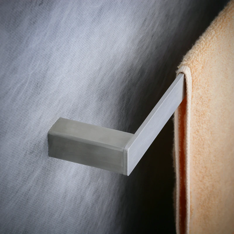 

Beelee Bath Hardware Sets European Modern Bathroom Hardware Toilet Paper Holder Cup Holder Soap Dish Robe Hook Brushed