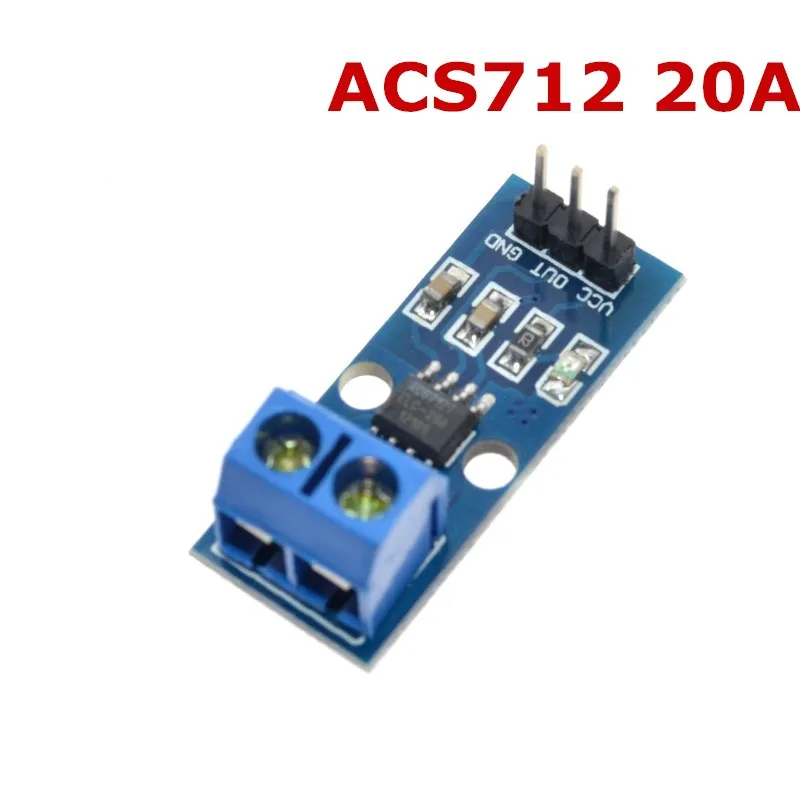 WAVGAT Горячая ACS712 20A диапазон Холла текущий сенсор модуль ACS712 модуль для Arduino 20A