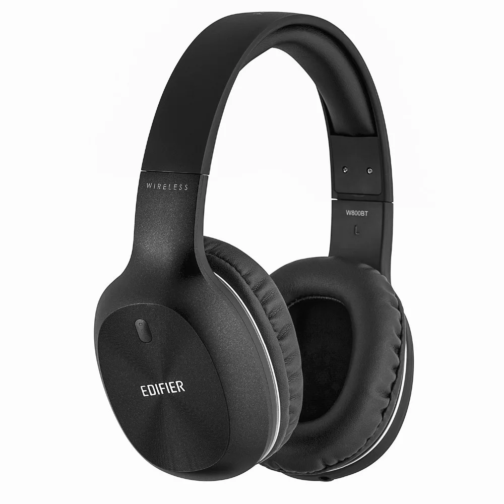 Edifier W830BT/W800BT беспроводные наушники стерео звук Bluetooth гарнитура BT 4,1 с кабелем 3,5 мм для iPhone samsung Xiaomi - Цвет: W800BT Black