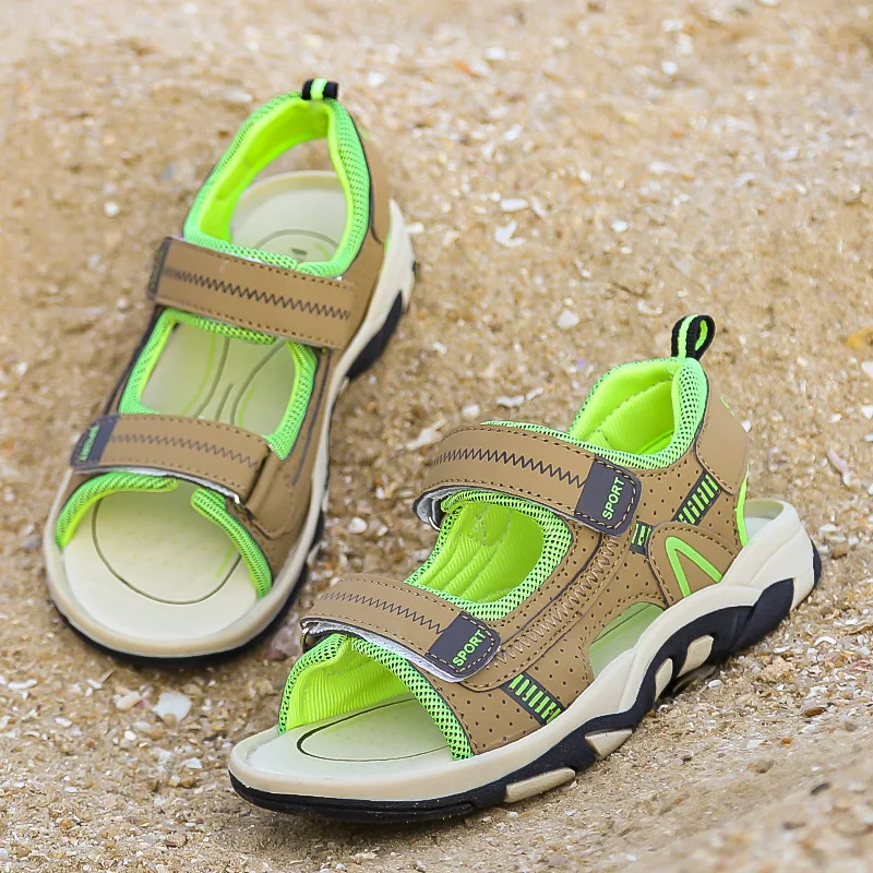 Детские сандалии для мальчиков; летние Волшебные сандалии; Chaussure Enfant Kinder Schuhe; Детские пляжные повседневные спортивные сандалии для мальчиков и девочек