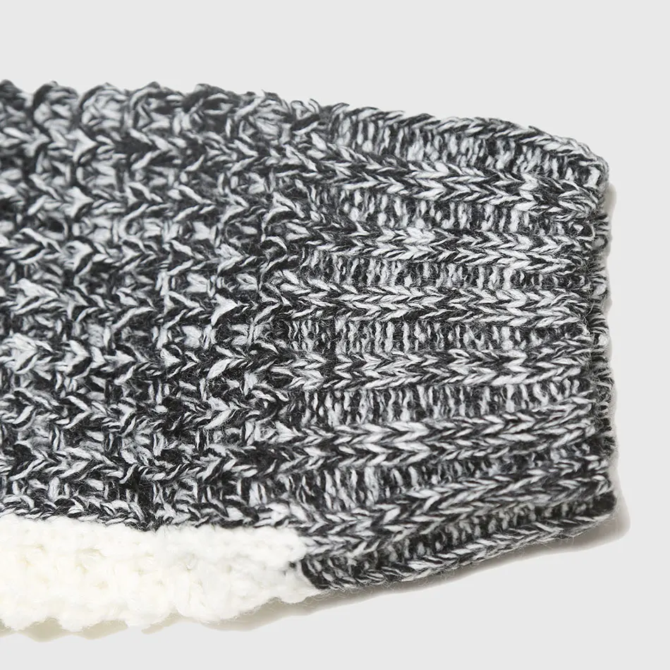 Мужской толстый свитер в стиле пэчворк вязаный пуловер с цветными вставками