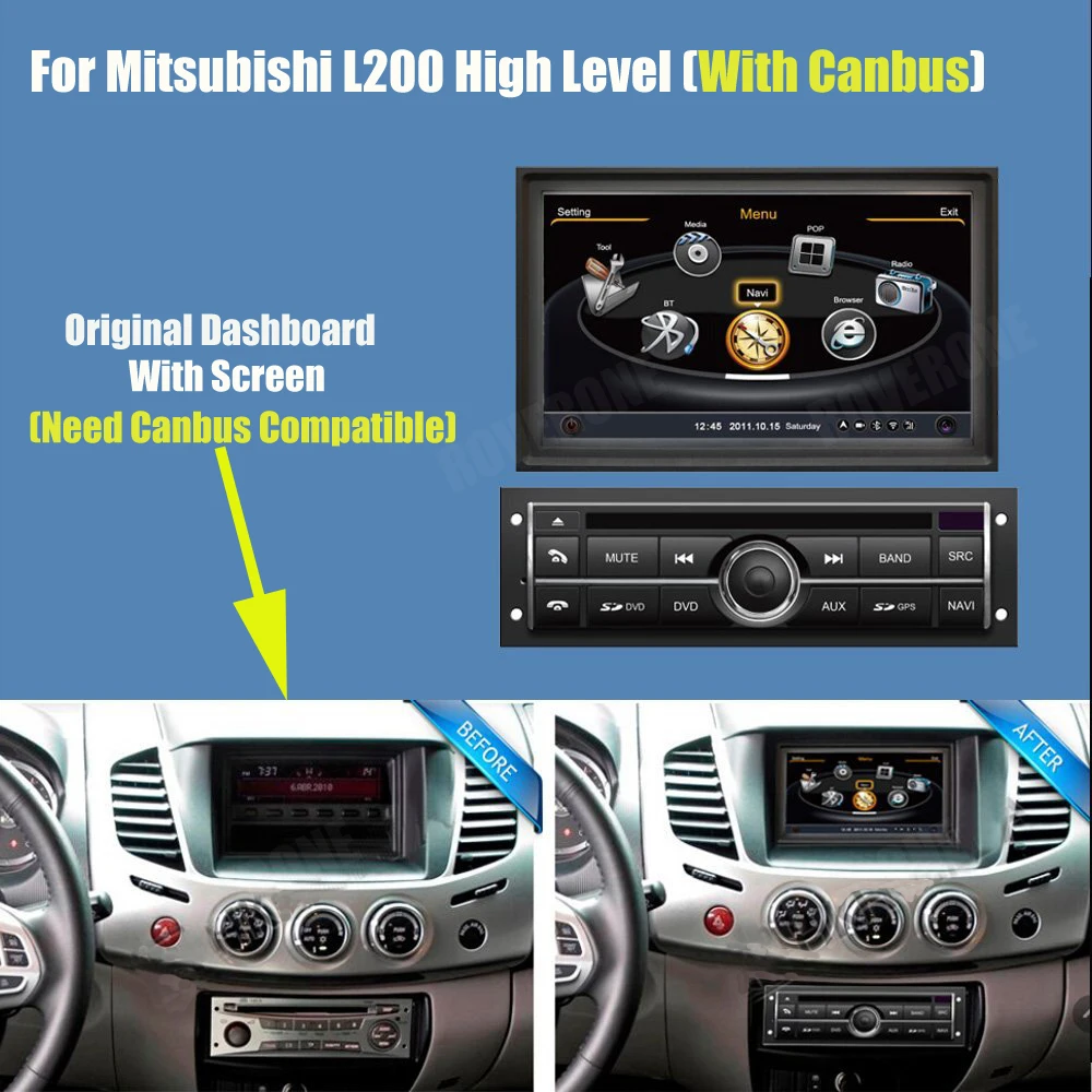 Android 8,0 для Mitsubishi Triton L200 Pajero Sport 2011 2012 2013 Автомагнитола Стерео DVD gps СБ Navi навигация головное устройство