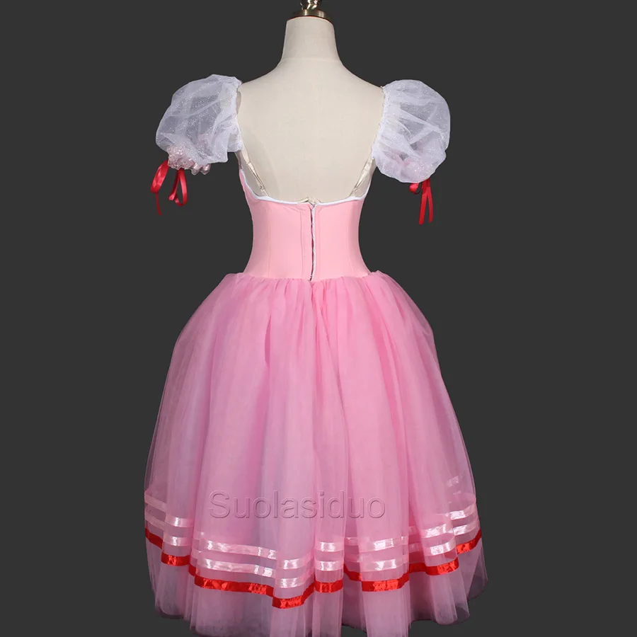 Розовая романтичная балетная пачка для девочек балетные платья детей