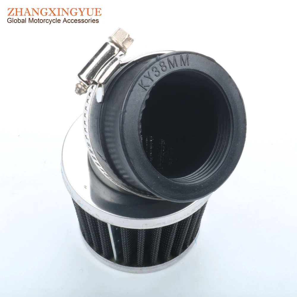 Воздушный фильтр для скутера квадроцикла каратинга 38 мм 45 градусов 50 куб. См 70 80 100