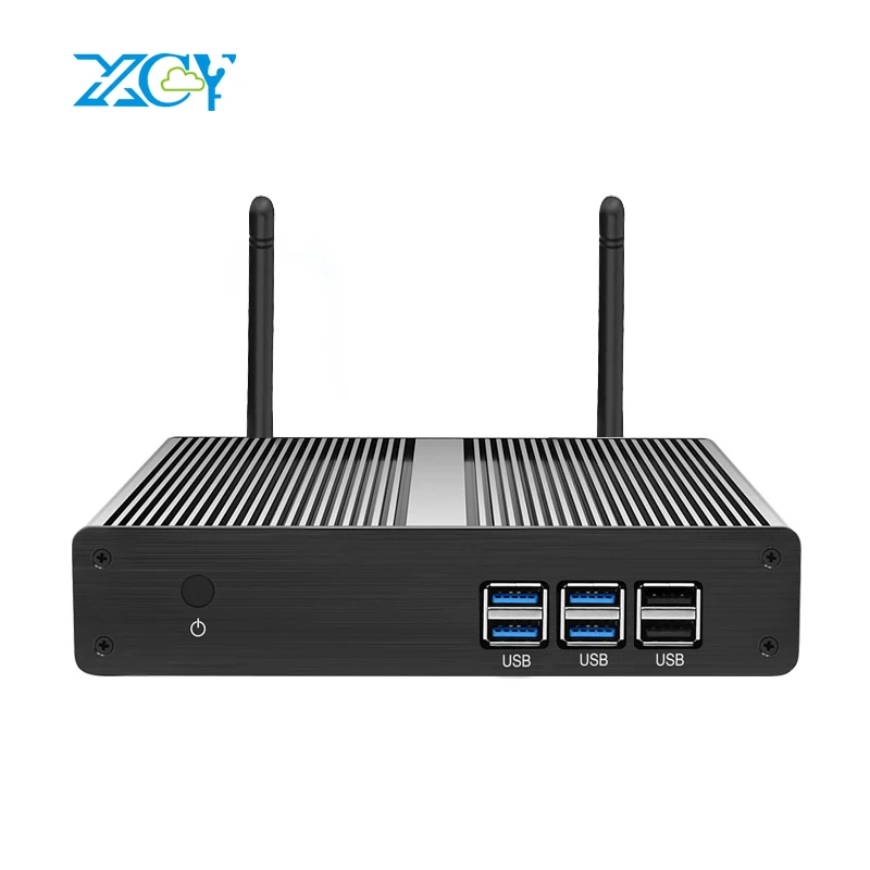 XCY Intel Core i3 7100U i5 7200U мини-ПК с Windows 10, Linux, HTPC, HDMI, VGA, 6xusb Wi-Fi неттоп компактный настольный компьютер без вентилятора