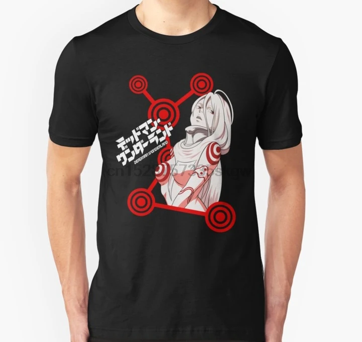 Мужская футболка с коротким рукавом женская Shiro Deadman Wonderland унисекс | одежда
