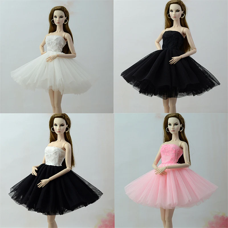 Женское вечернее платье Одежда для кукол 1/6 BJD кукла элегантная платья черное