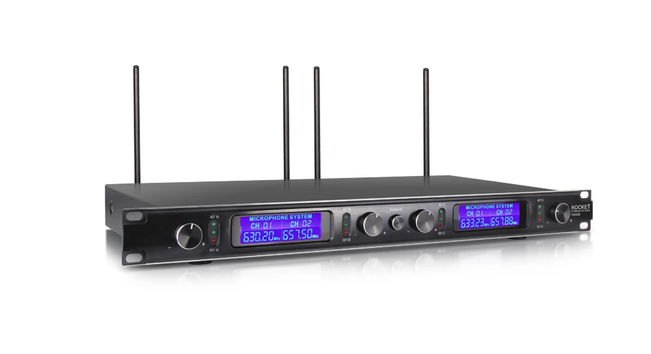 XTUGA EW240 4-канальная Беспроводная система микрофонов UHF караоке Беспроводная система 4 Боди микрофон для сцены церковное использование Вечерние