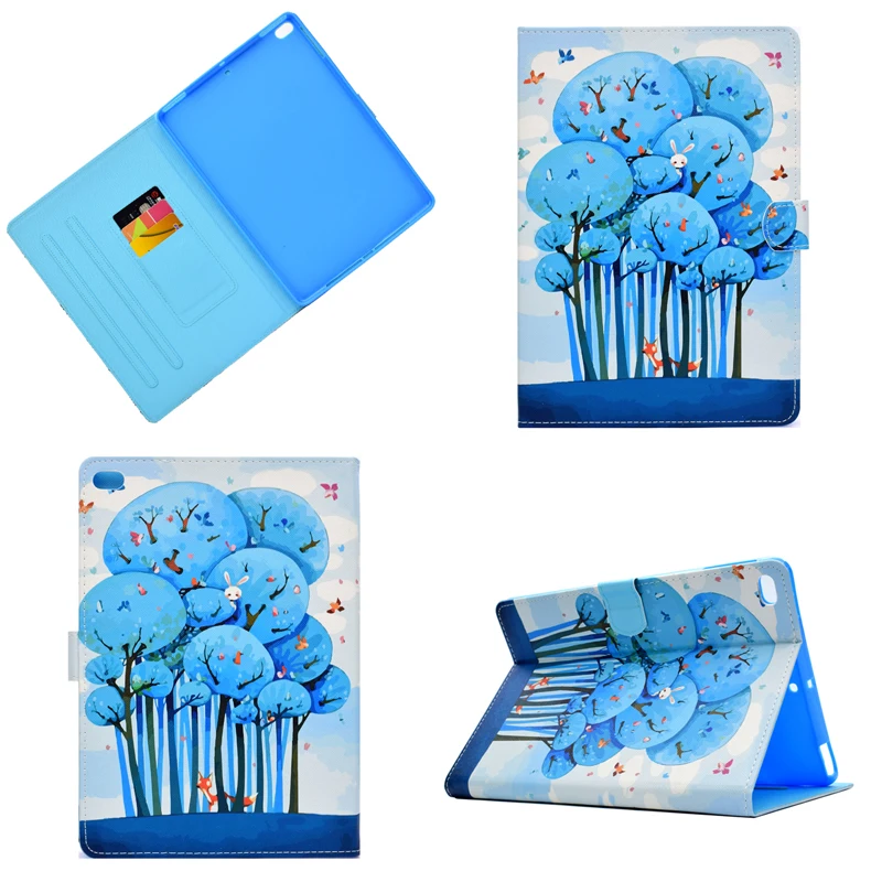 Для iPad 9,7 A1893 A1954 A1822 A1823 чехол милый кошелек сумка iPad A1474 A1475 A1476 Air 2 A1566 A1567 Прекрасный Принт с длинным рукавом держатель