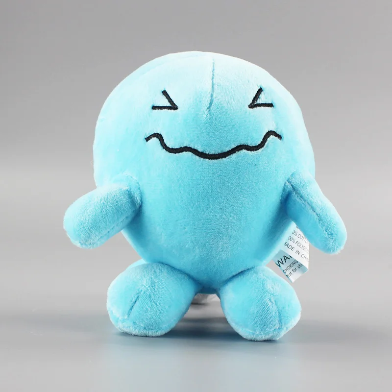 Wobbuffet 11 видов стилей Ditto Lapras Wobbuffet Cyndaquil Snorlax Psyduck Lucario Mew Mudkip милые плюшевые куклы Pandent игрушки для детей - Цвет: Wobbuffet