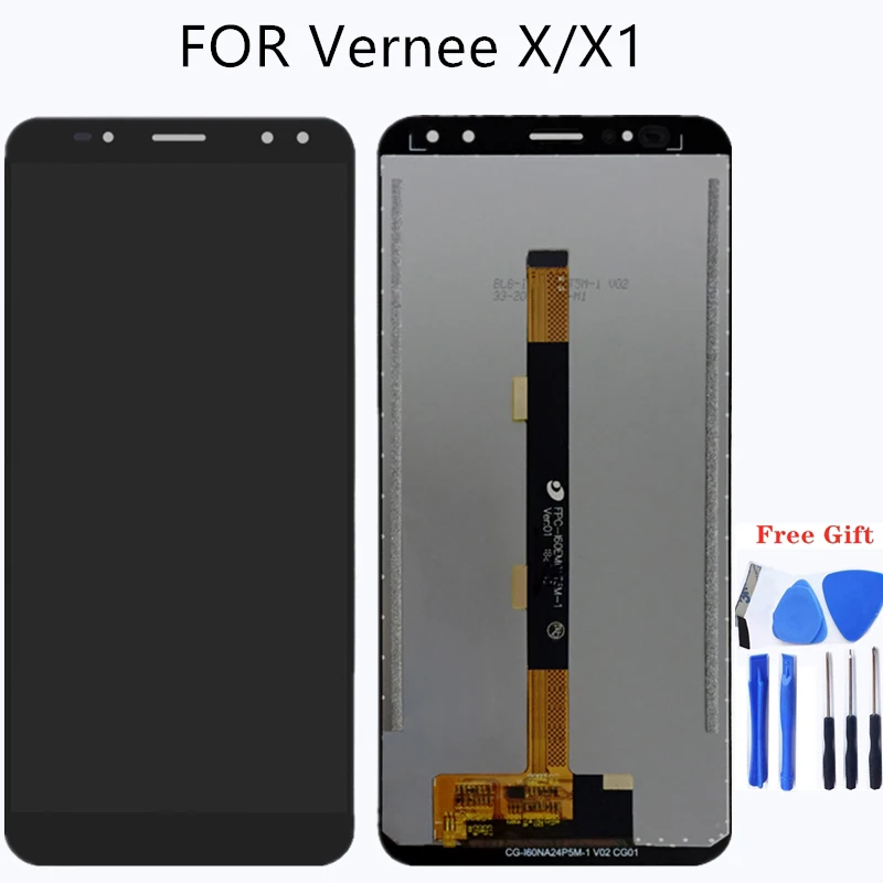 Оригинальный дисплей 6 0 дюйма для Vernee X ЖК-дисплей + сенсорный экран цифровой