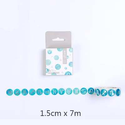 08 1,5-7 см* 7 м золото и серебро мультфильм васи лента DIY украшения Скрапбукинг планировщик Маскировочная лента клейкая лента этикетка наклейка - Цвет: 08