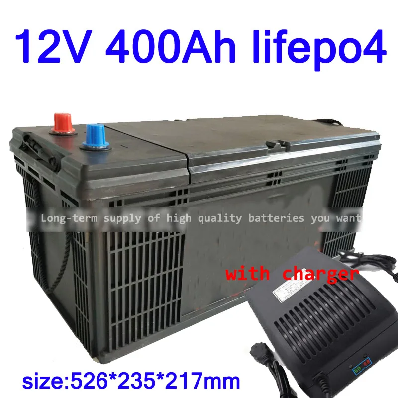 GTK водонепроницаемый 12 8 V 12V 400AH Lifepo4 литиевый аккумулятор для гольф картов EV House hold
