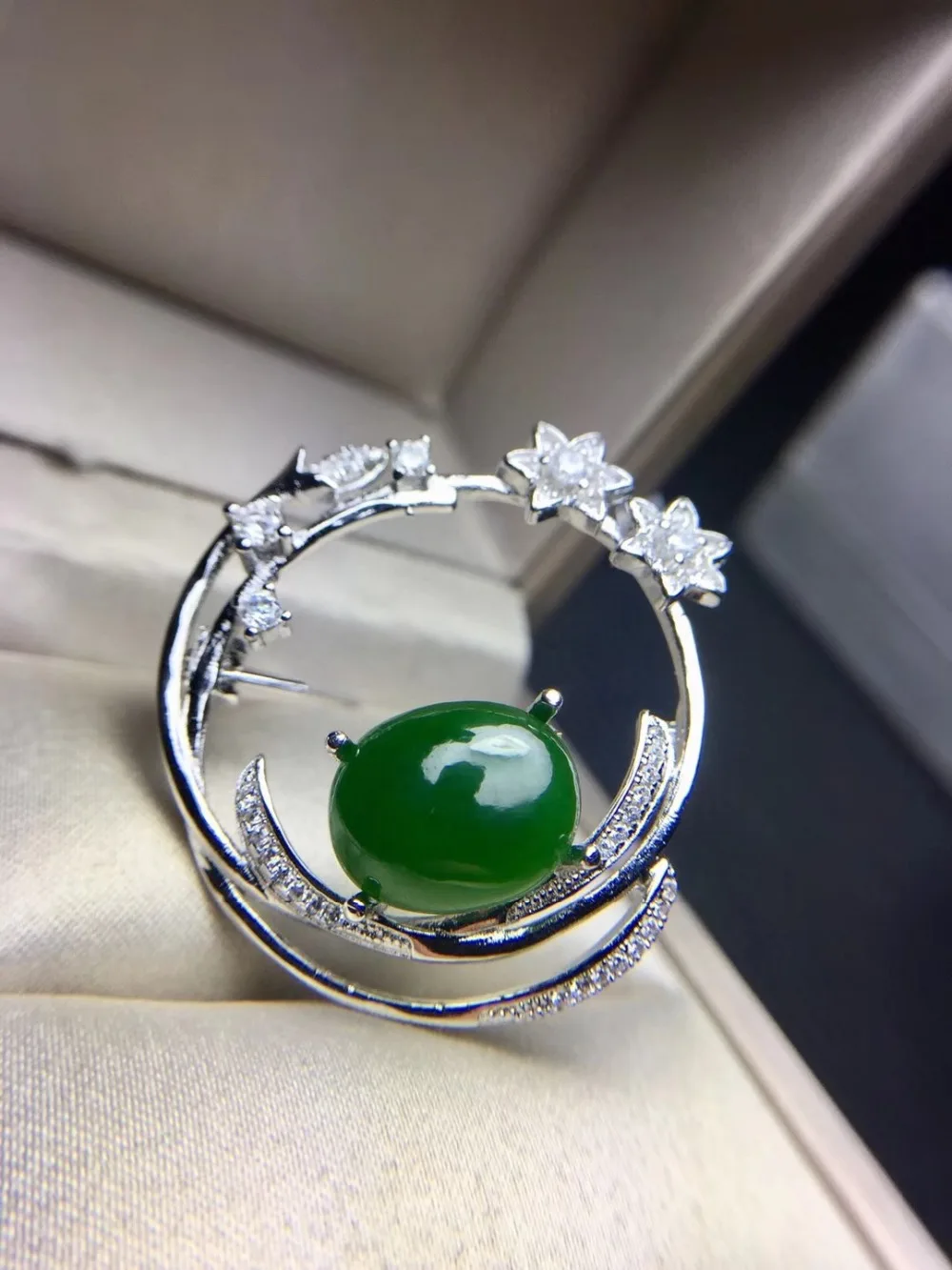 Натуральная и настоящая яшма, брошь,, натуральная яшма, серебро 925 пробы, брошь 10*12 мм